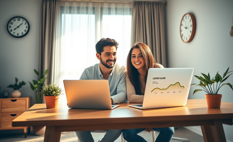 Image illustrant le prêt personnel en ligne avec une évaluation de score améliorée.