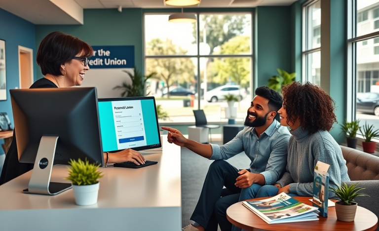Image illustrant le processus de demande de prêt personnel avec DUCA Credit Union.